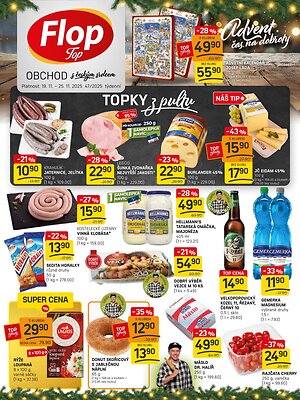 aktuální leták FLOP TOP 19.11.2025-25.11.2025