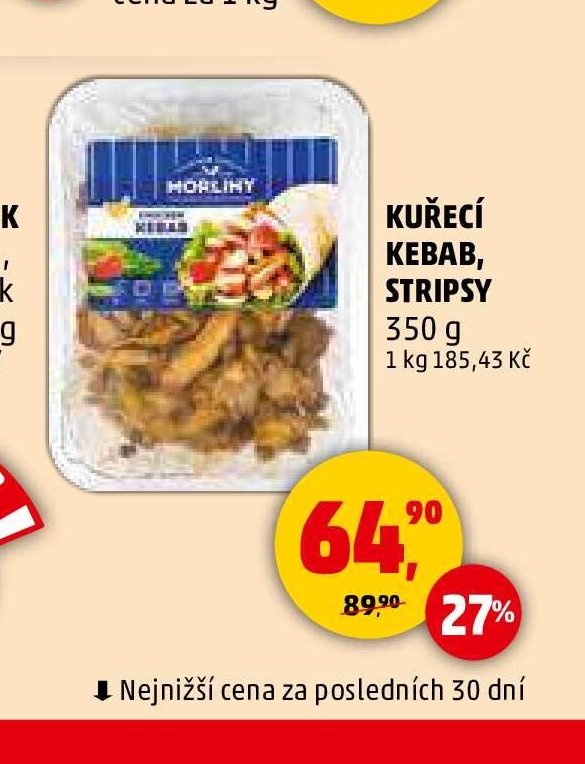 Kuřecí kebab, stripsys - Penny Market aktualniletaky.eu