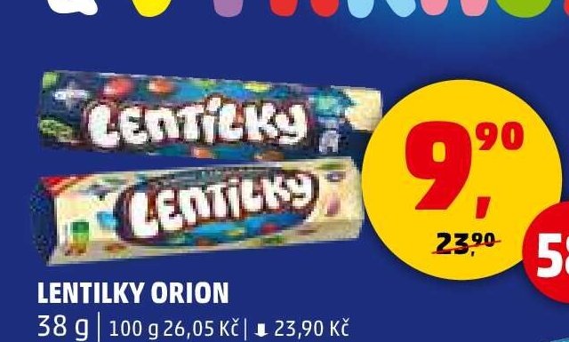Lentilky Orion 38 g - Penny Market aktualniletaky.eu