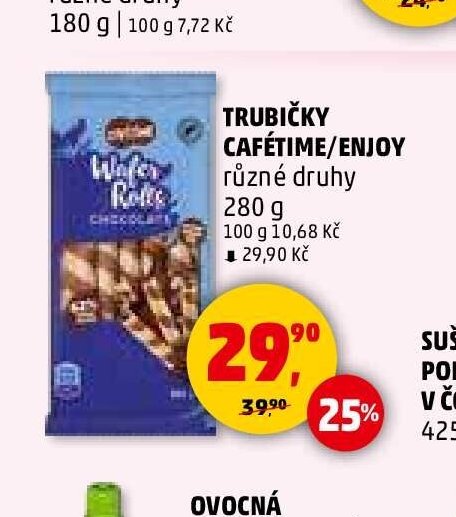 Trubičky Cafétíme/Enjoy - Penny Market aktualniletaky.eu