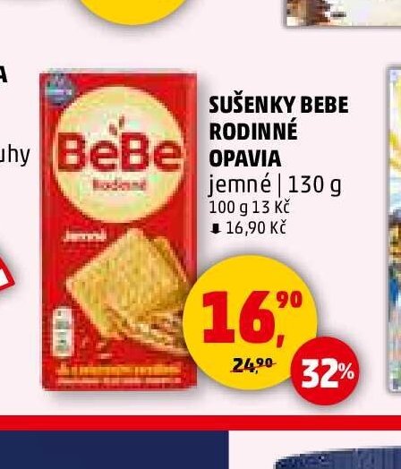 Sušenky Bebe rodinné Opavia - Penny Market aktualniletaky.eu