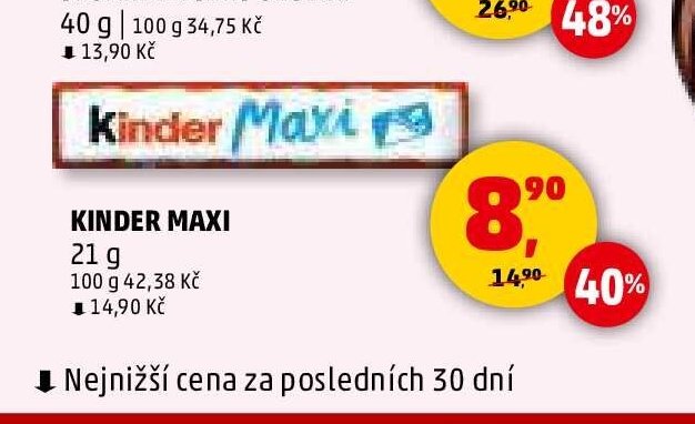 Kinder Maxi - Penny Market aktualniletaky.eu