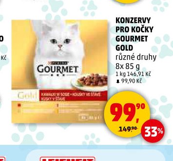 Konzervy pro kočky Gourmet Gold - Penny Market aktualniletaky.eu
