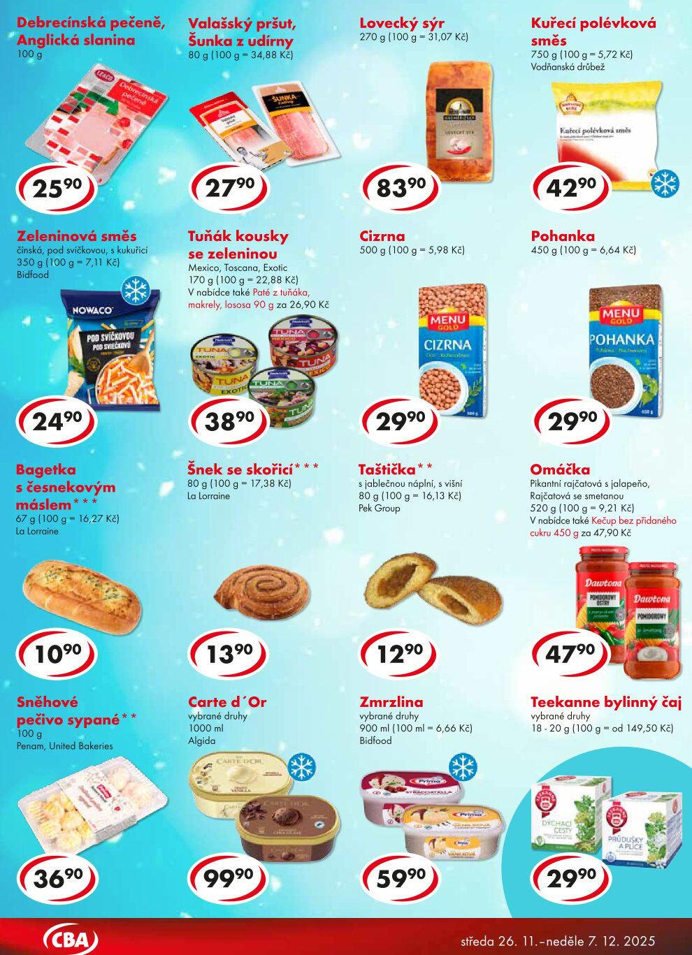 CBA Potraviny leták CBA strana 4