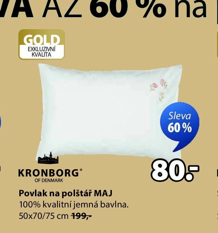 Povlak na polštář MAJ - Jysk aktualniletaky.eu