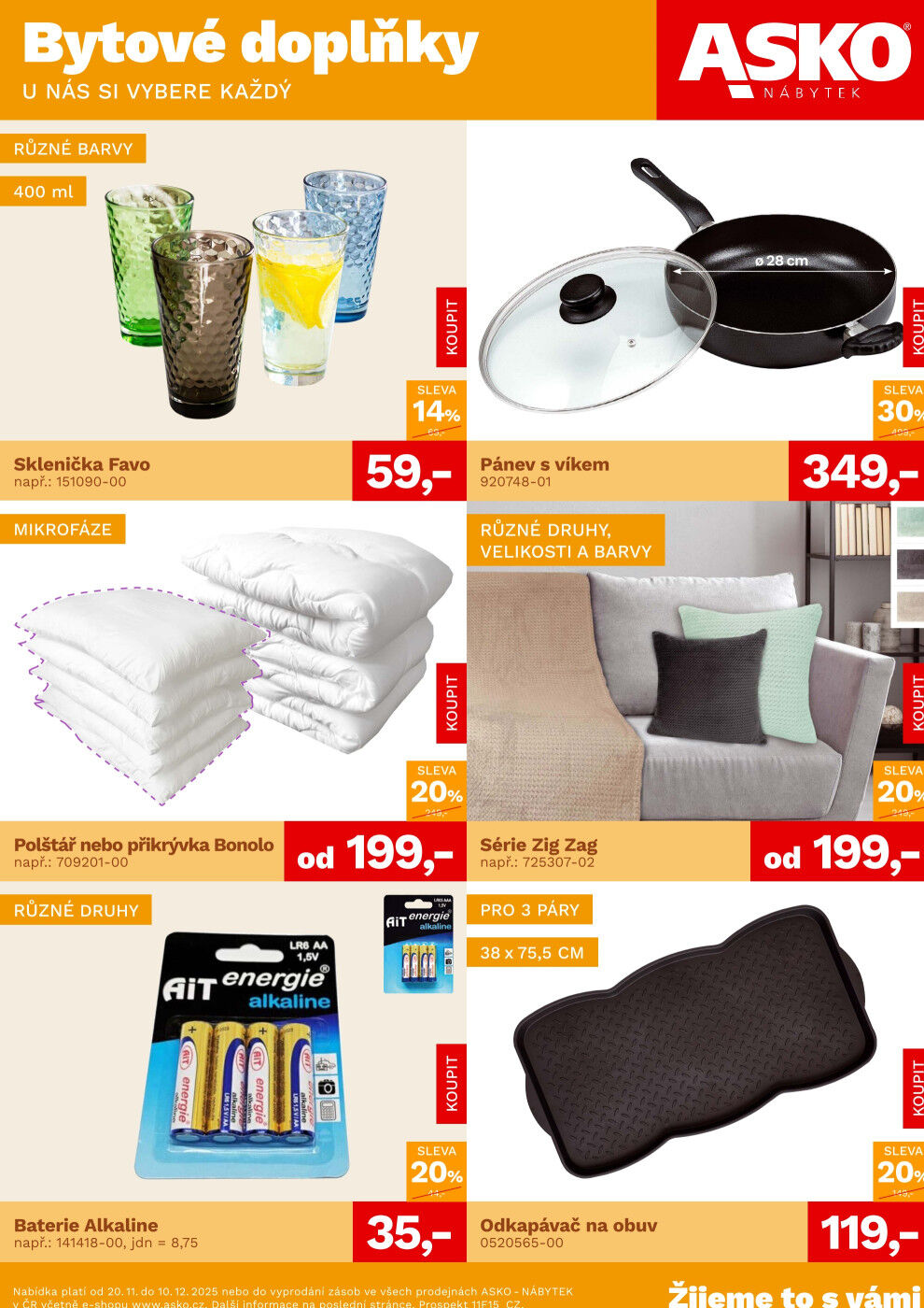 ASKO nábytek leták - Bytové doplňky ASKO strana 1