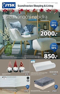 Leták Jysk Jysk leták platný od 2025-11-24 do 2025-12-24
