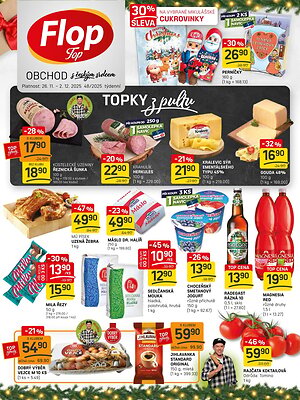 aktuální leták FLOP TOP 26.11.2025-2.12.2025