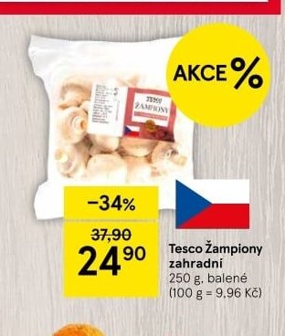 Tesco Žampiony zahradní - Tesco aktualniletaky.eu