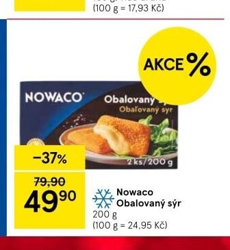 Nowaco Obalovaný sýr - Tesco aktualniletaky.eu