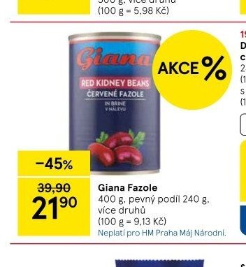 Giana Fazole - Tesco aktualniletaky.eu