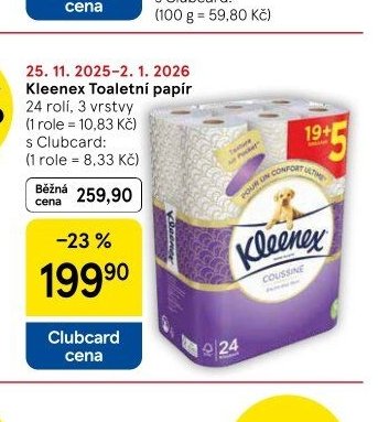Kleenex Toaletní papír - Tesco aktualniletaky.eu