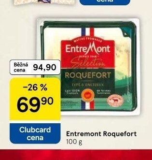 Entremont Roquefort - Tesco aktualniletaky.eu