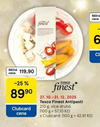 Tesco Finest Antipasti - Tesco aktualniletaky.eu