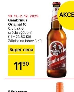 Gambrinus Originál 10 - Tesco aktualniletaky.eu
