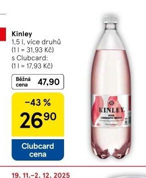 Kinley - Tesco aktualniletaky.eu