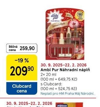 Ambi Pur Náhradní náplň - Tesco aktualniletaky.eu