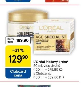 L'Oréal Pleťový krém - Tesco aktualniletaky.eu