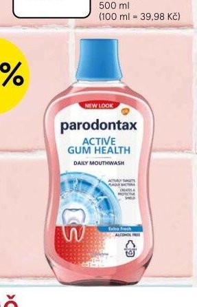 Parodontax Active gum health Ústní voda - Tesco aktualniletaky.eu