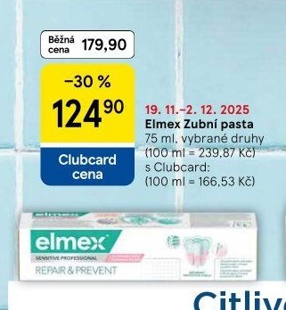 Elmex Zubní pasta - Tesco aktualniletaky.eu
