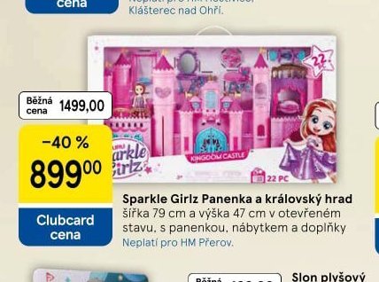Sparkle Girlz Panenka a královský hrad - Tesco aktualniletaky.eu