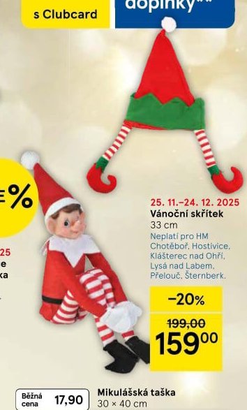 Vánoční skřítek - Tesco aktualniletaky.eu