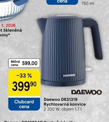 Daewoo DKS1319 Rychlovarná konvice - Tesco aktualniletaky.eu