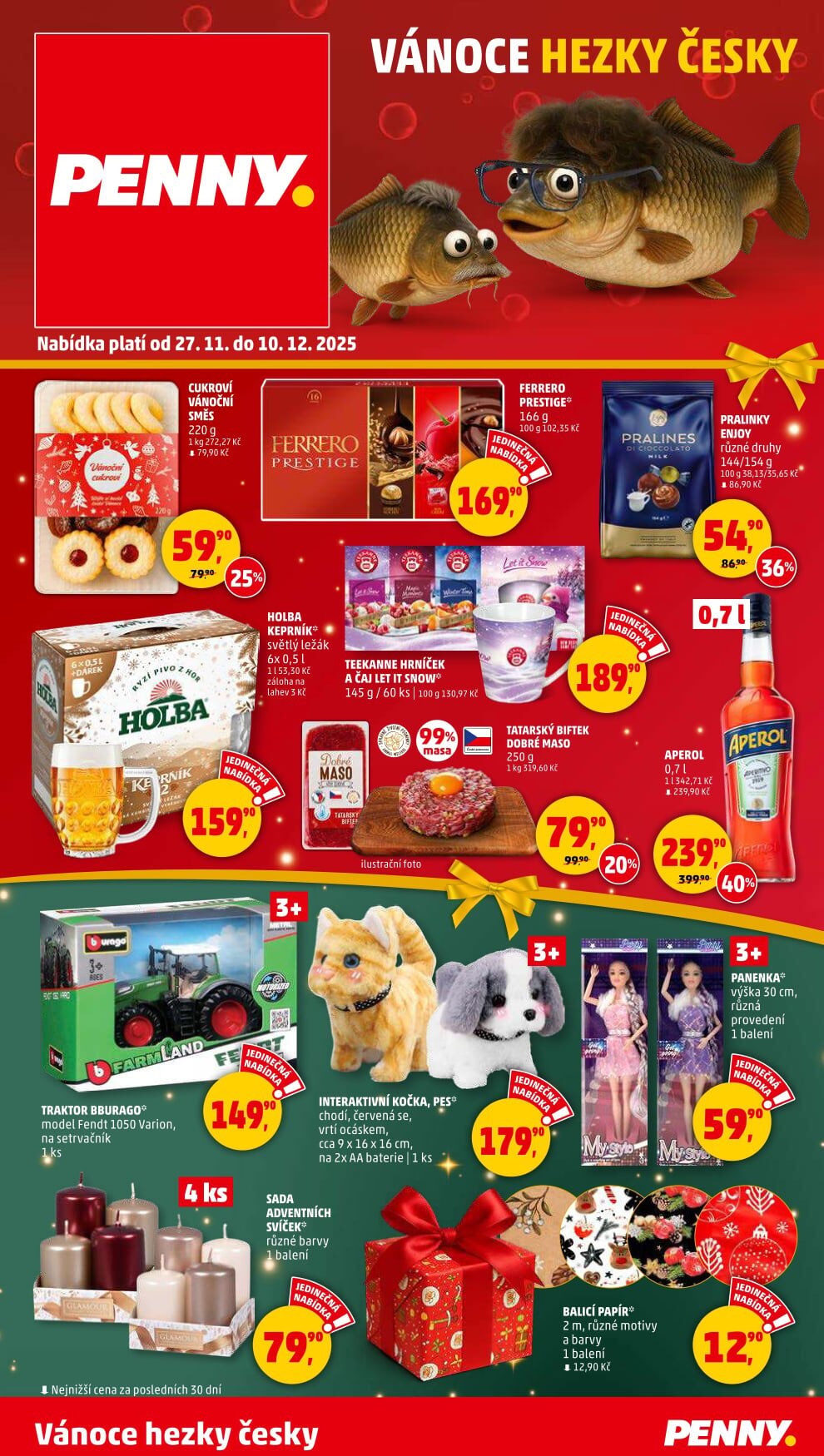 Penny Market  leták - Vánoce hezky česky II. Penny Market strana 1