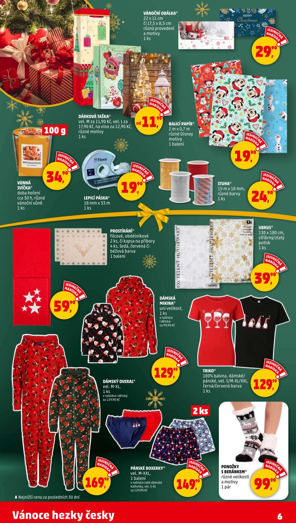Penny Market  leták - Vánoce hezky česky II. Penny Market strana 6