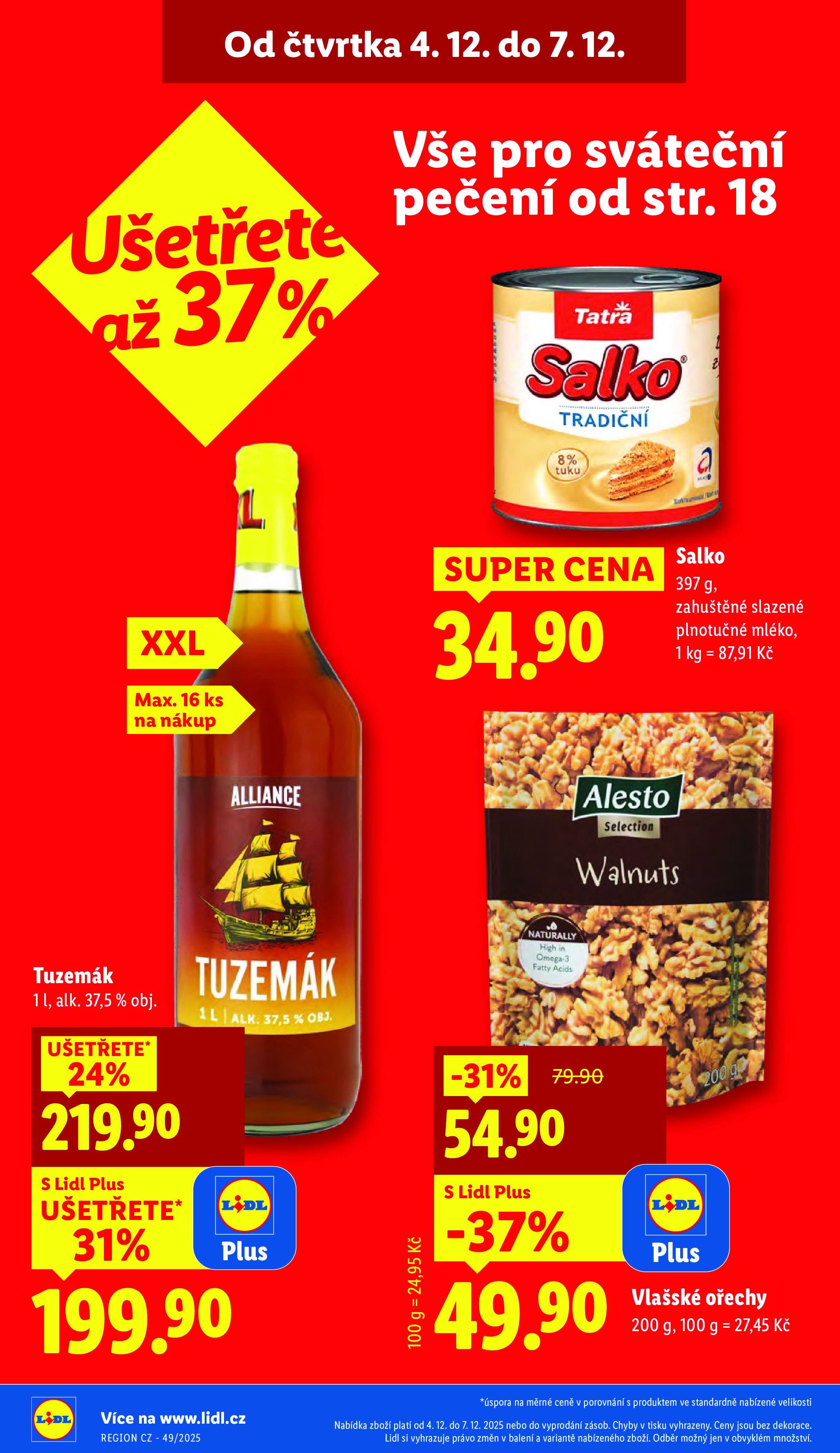 Akční leták OD ČTVRTKA Lidl strana 2