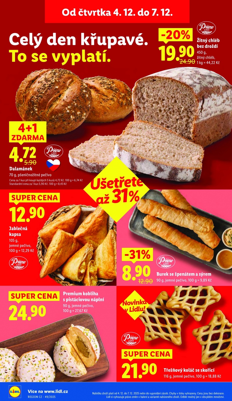 Akční leták OD ČTVRTKA Lidl strana 12