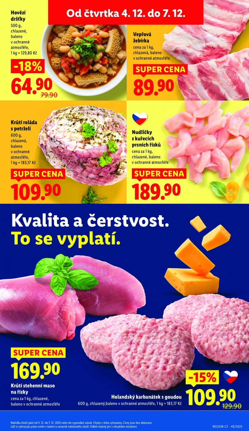 Akční leták OD ČTVRTKA Lidl strana 13