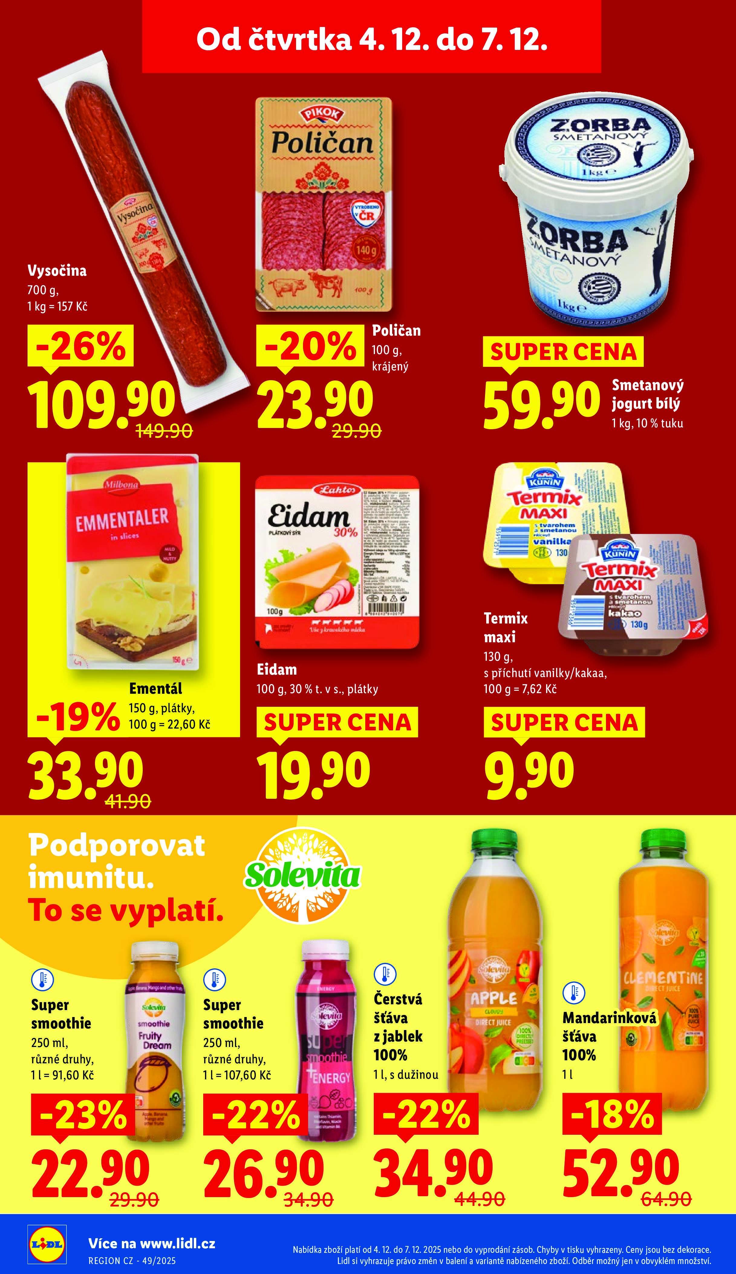 Akční leták OD ČTVRTKA Lidl strana 18