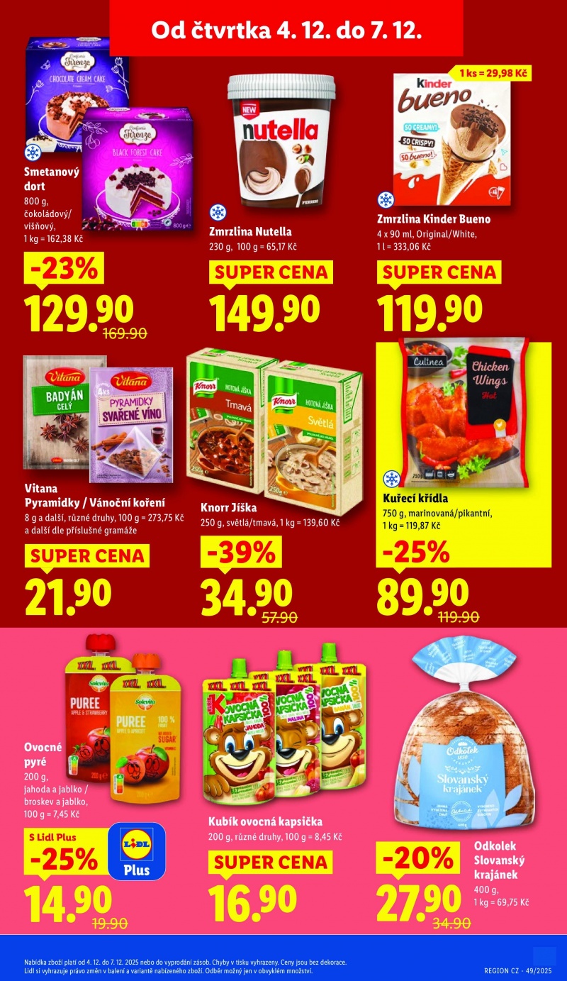Akční leták OD ČTVRTKA Lidl strana 19