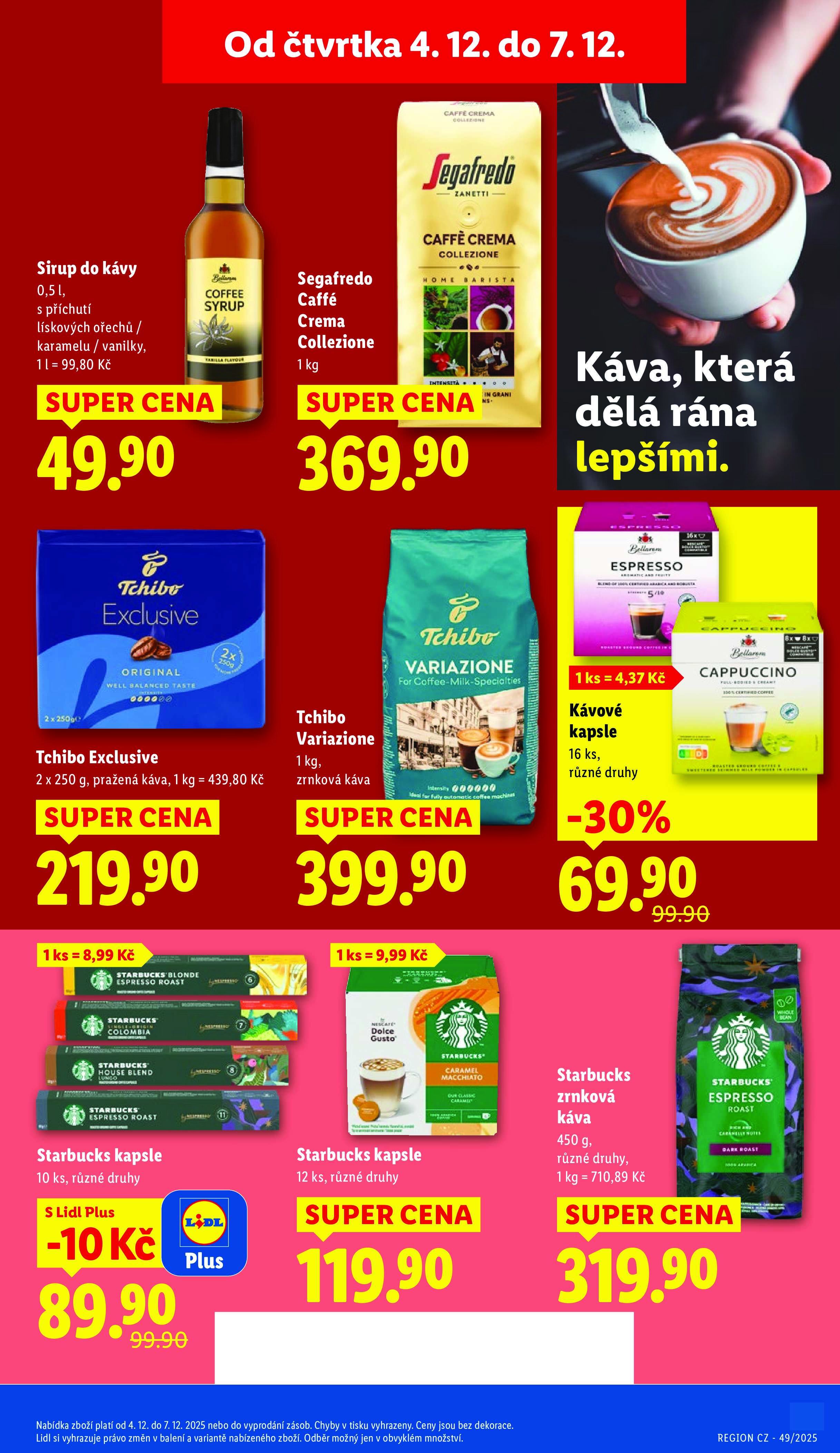 Akční leták OD ČTVRTKA Lidl strana 21
