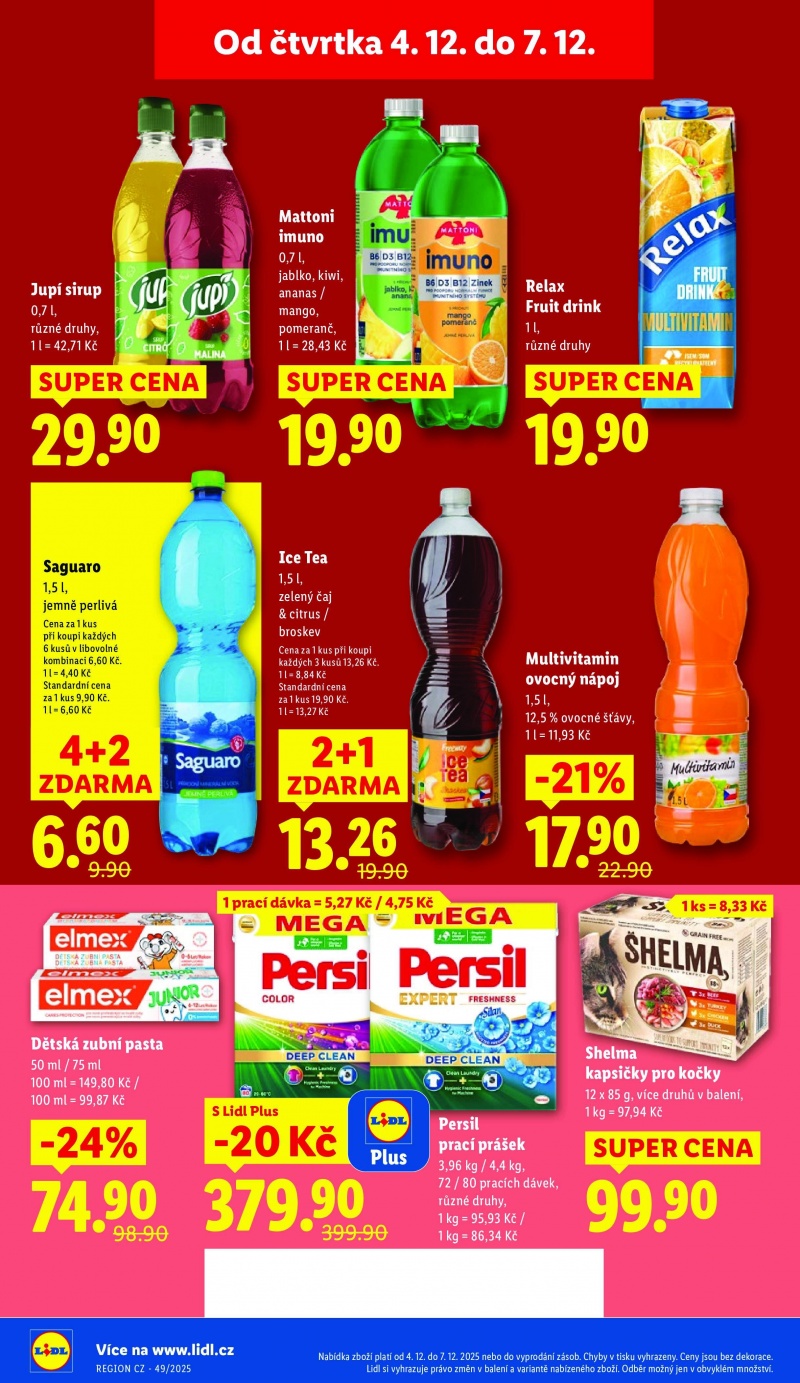 Akční leták OD ČTVRTKA Lidl strana 22