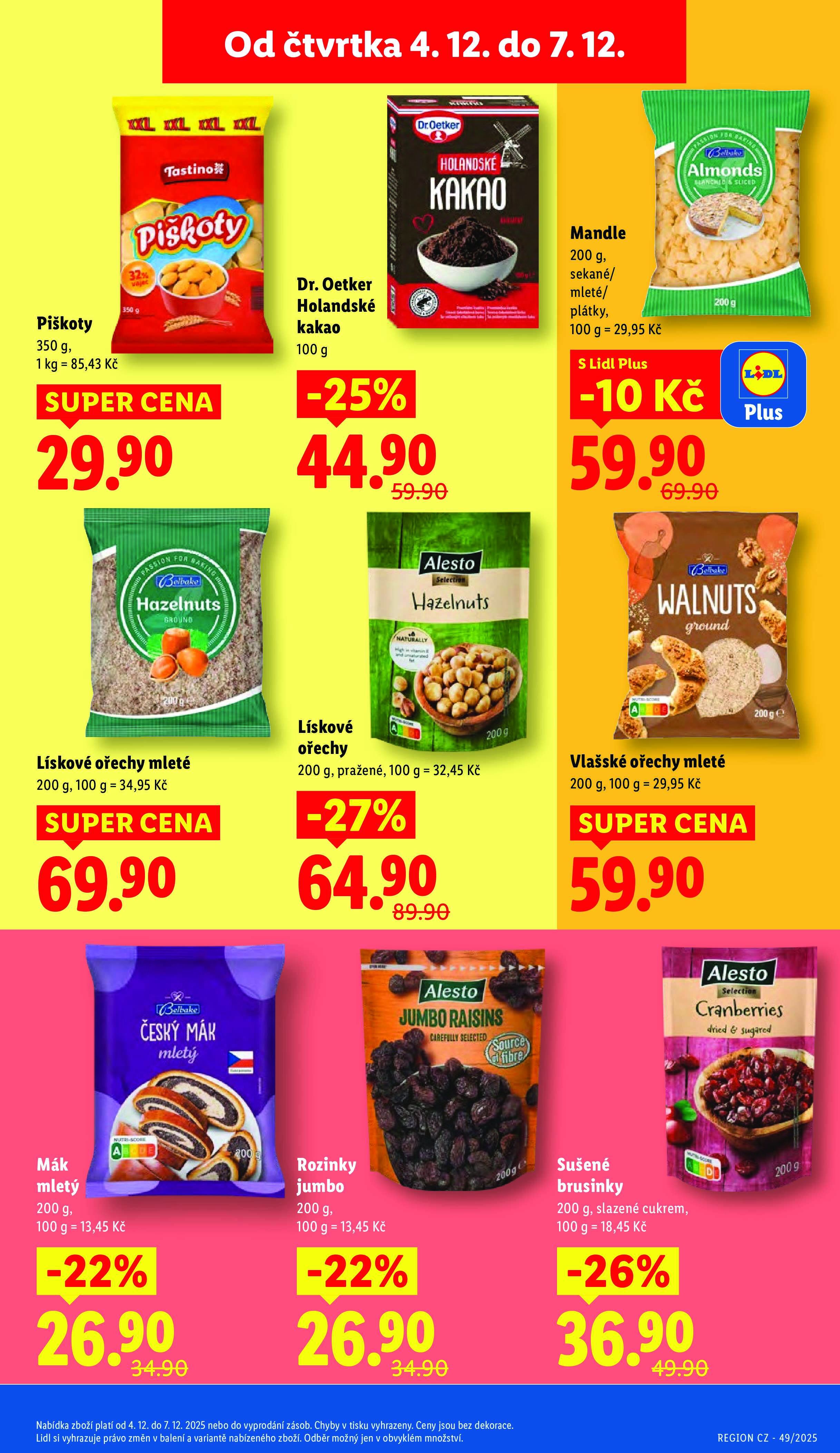 Akční leták OD ČTVRTKA Lidl strana 29