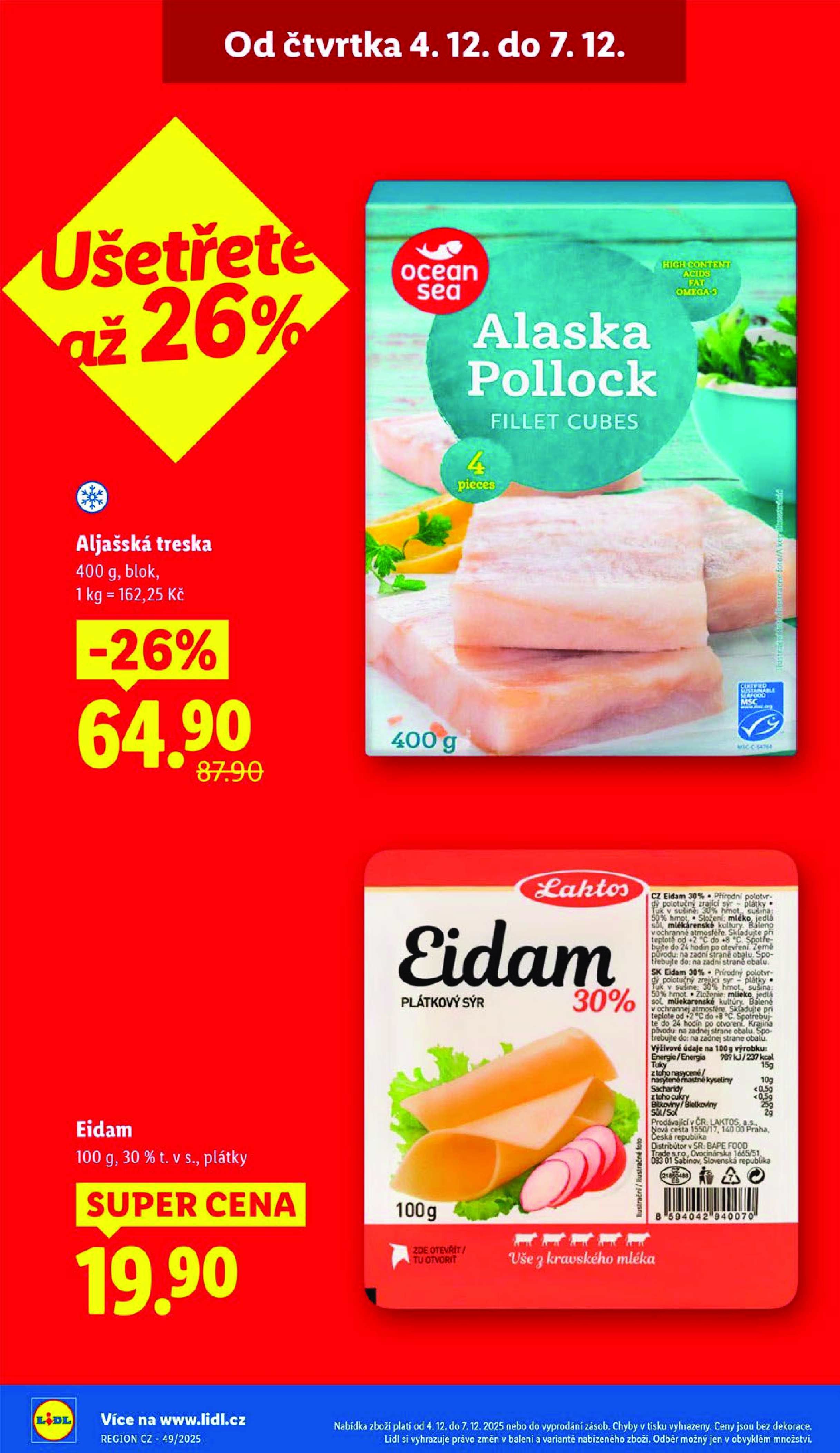 Akční leták OD ČTVRTKA Lidl strana 4