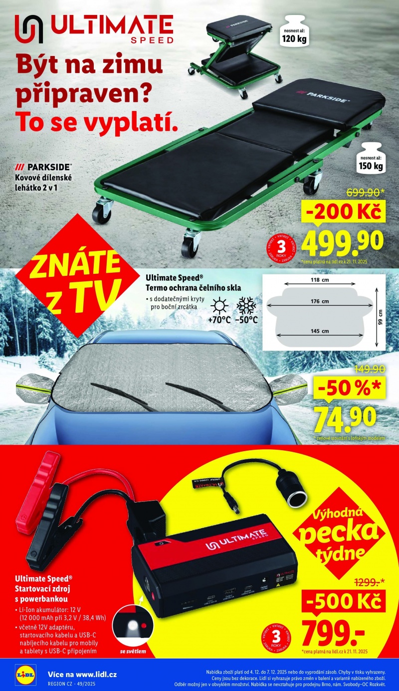 Akční leták OD ČTVRTKA Lidl strana 34