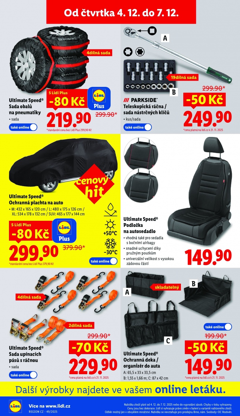 Akční leták OD ČTVRTKA Lidl strana 36