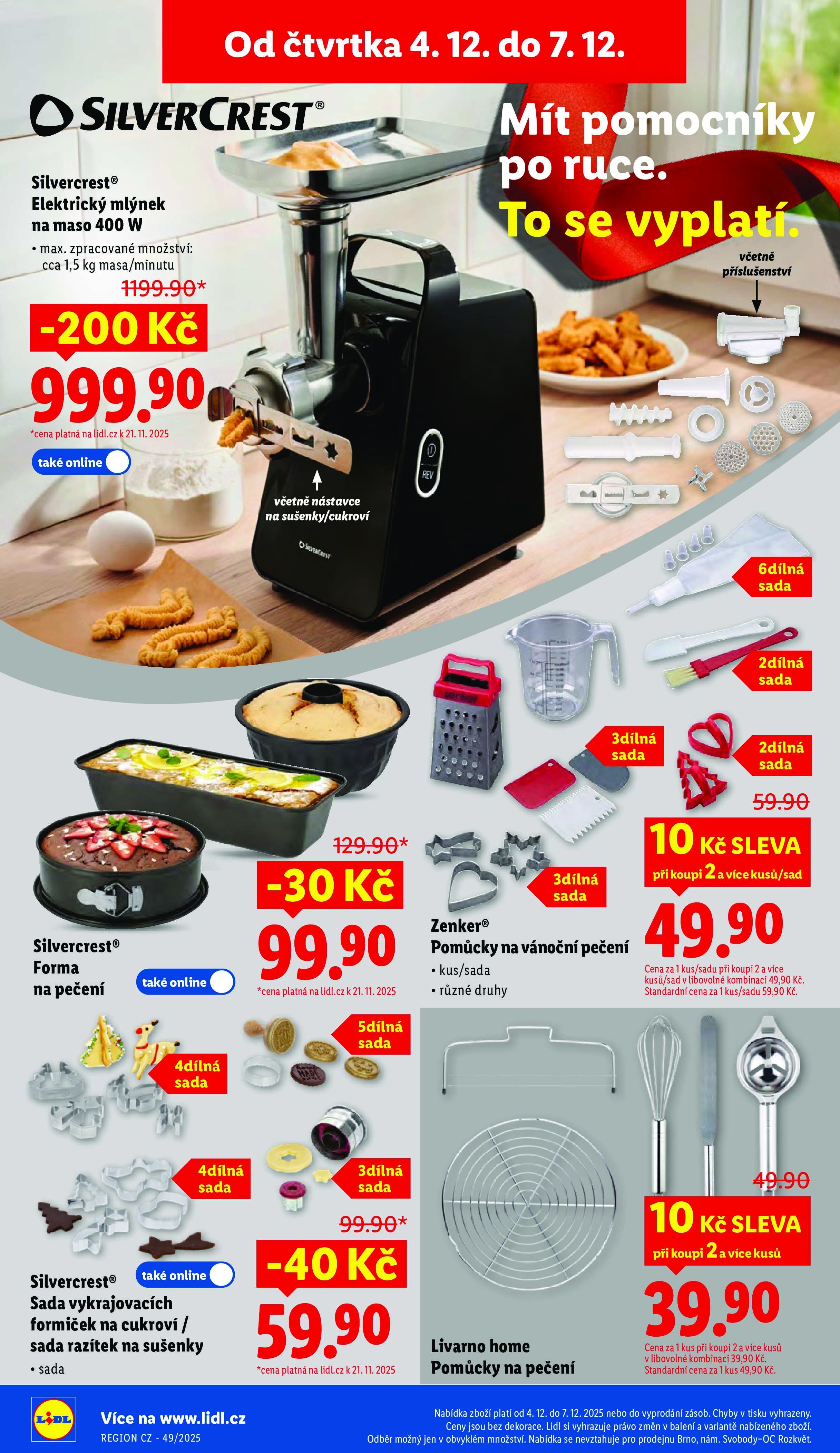 Akční leták OD ČTVRTKA Lidl strana 40