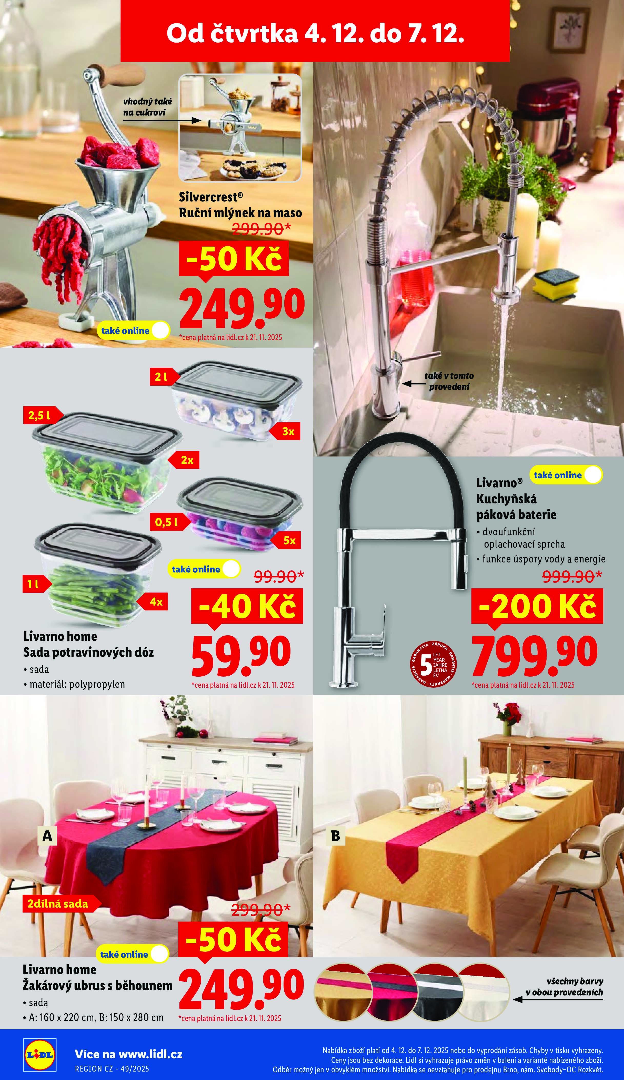 Akční leták OD ČTVRTKA Lidl strana 42