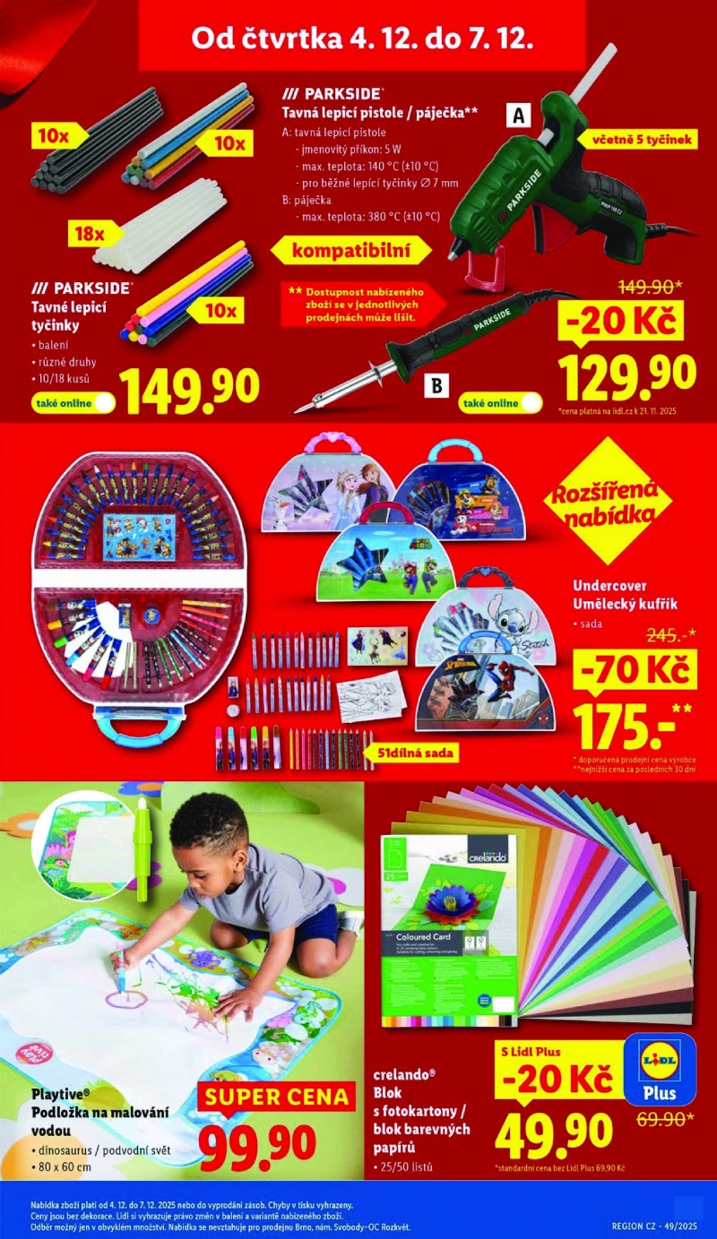 Akční leták OD ČTVRTKA Lidl strana 45