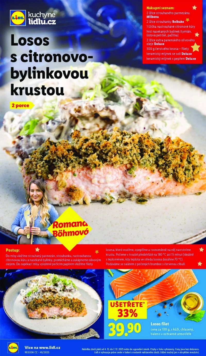 Akční leták OD ČTVRTKA Lidl strana 48