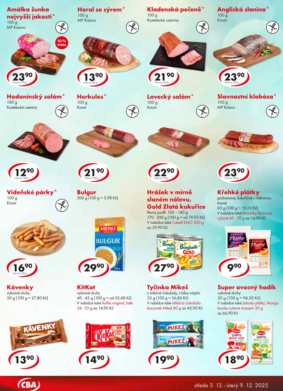 CBA Premium leták CBA strana 3