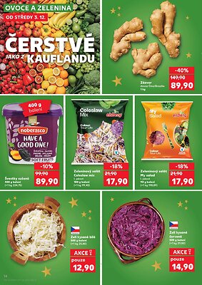 Kaufland leták - Super ceny pro vaše dokonalé Vánoce strana 14