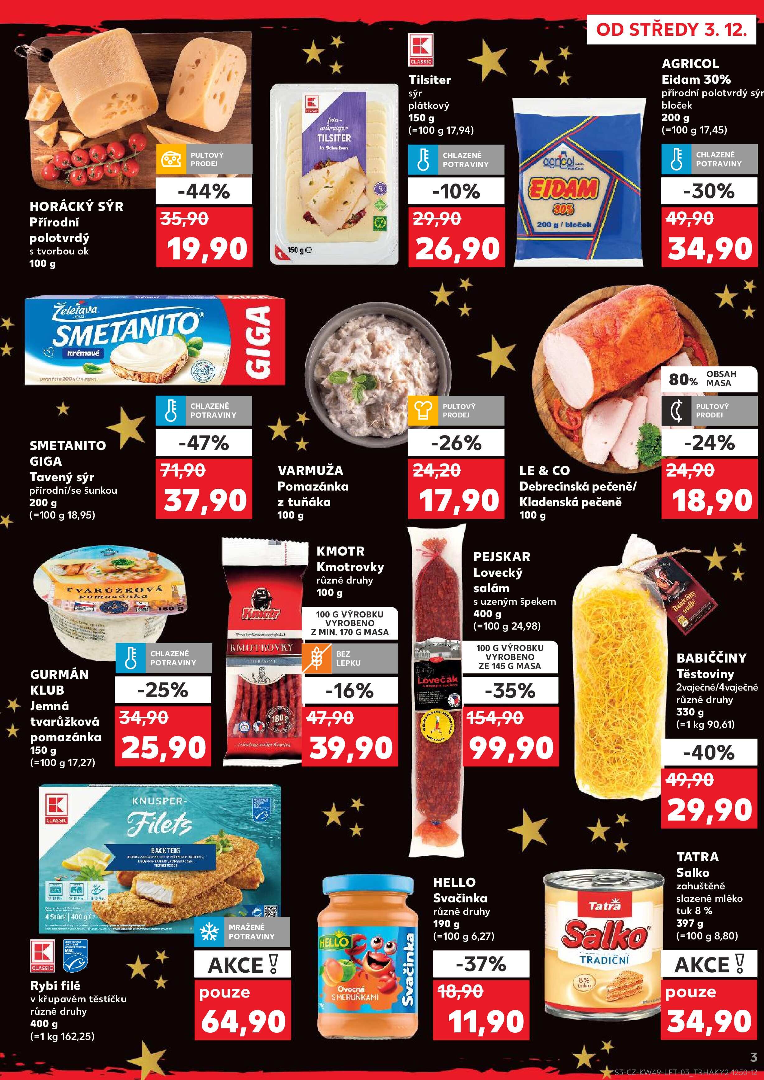 Kaufland leták - Super ceny pro vaše dokonalé Vánoce Kaufland strana 3