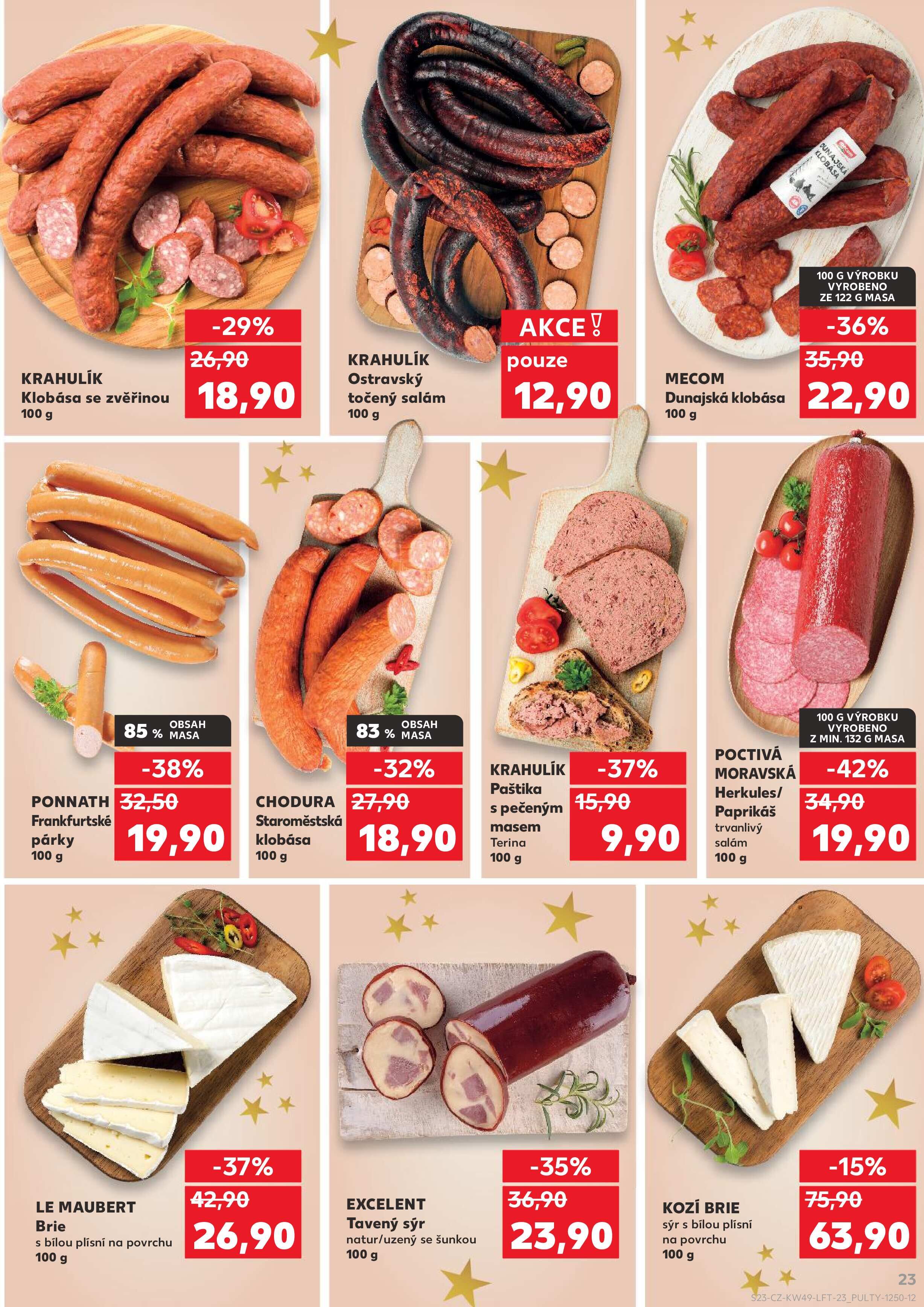 Kaufland leták - Super ceny pro vaše dokonalé Vánoce Kaufland strana 23