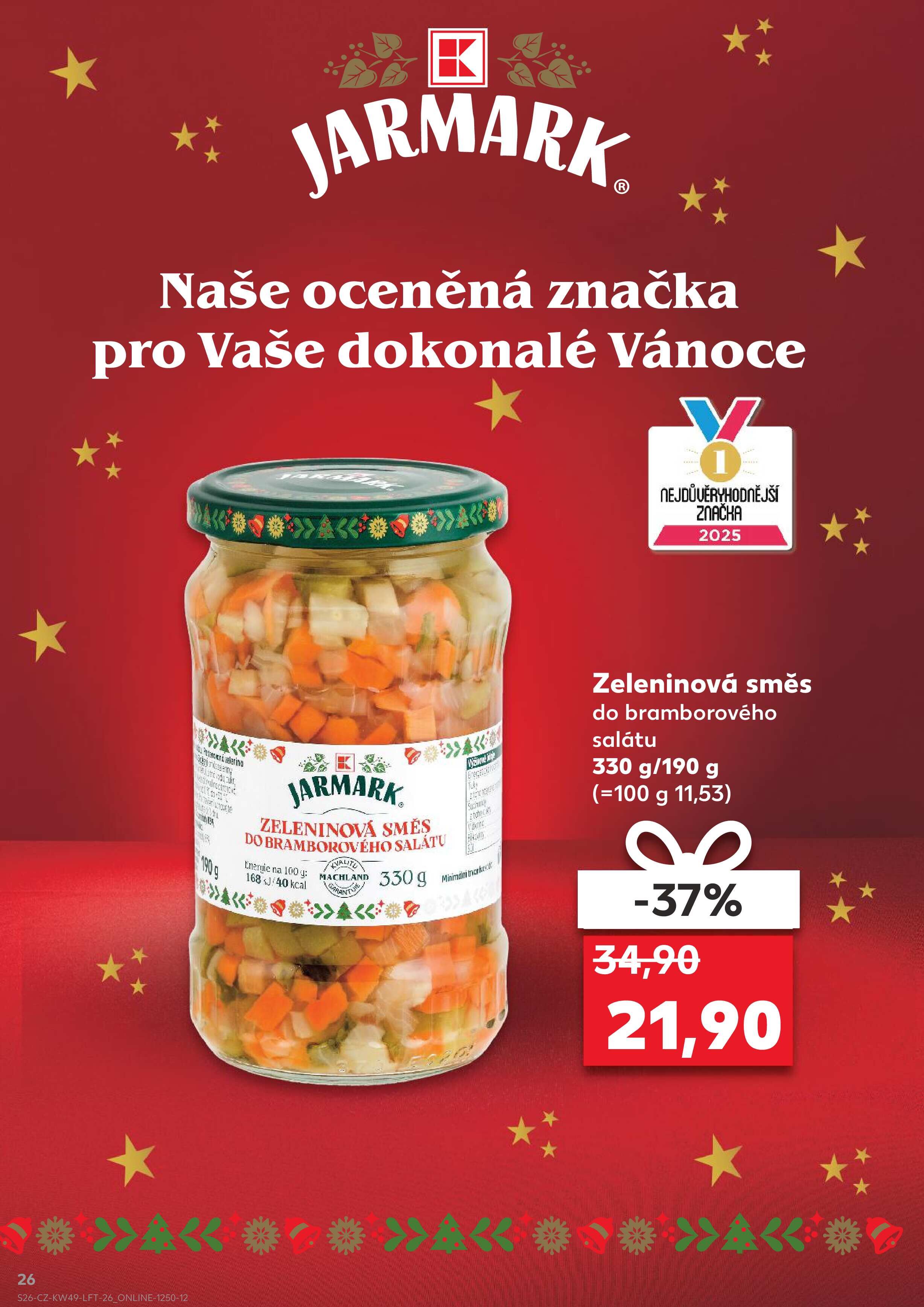 Kaufland leták - Super ceny pro vaše dokonalé Vánoce Kaufland strana 26