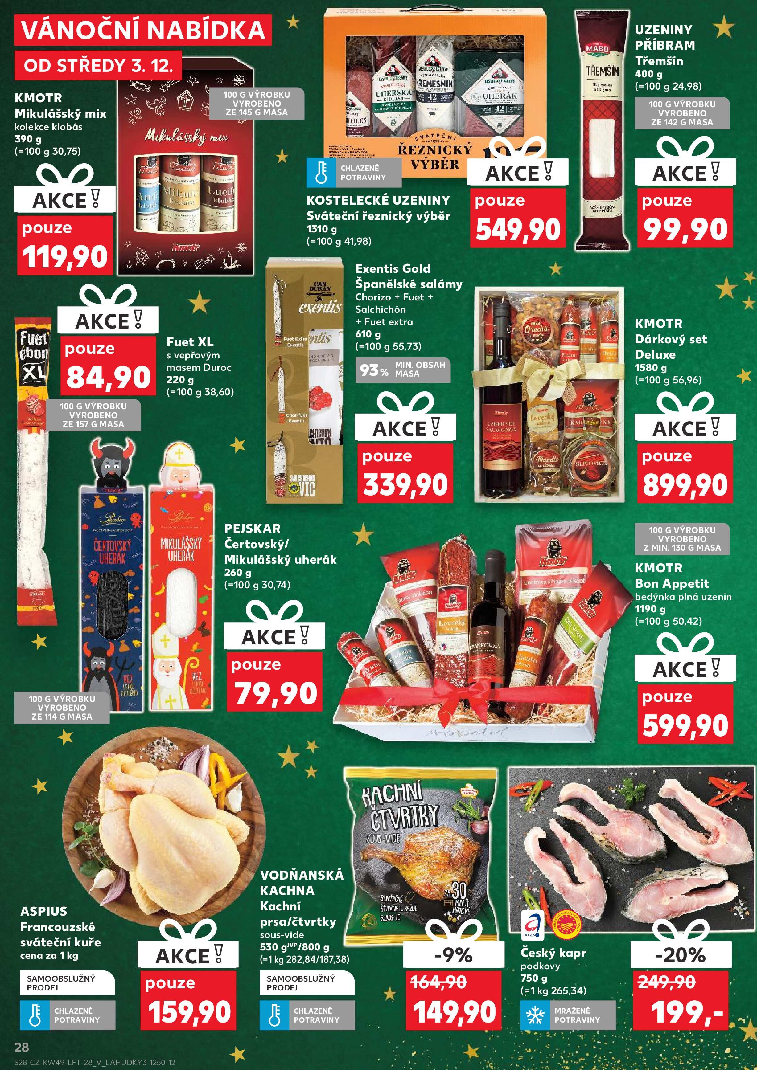 Kaufland leták - Super ceny pro vaše dokonalé Vánoce Kaufland strana 28